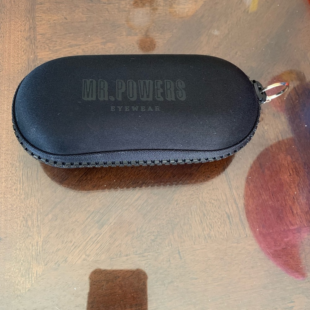 Rowley By Cynthia Rowley Black Plastic Sunglasses - Picture 2 of 3